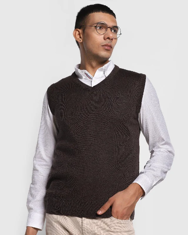 solid-v-neck-sweater-in-dark-brown-xavior