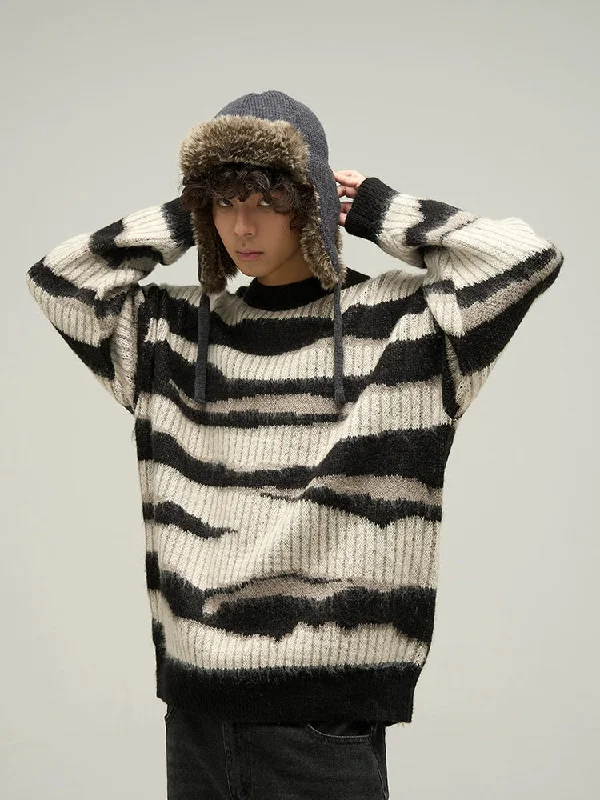 WLNEXT Double Striped Sweater