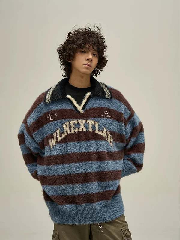 WLNEXT Logo Collared Sweater