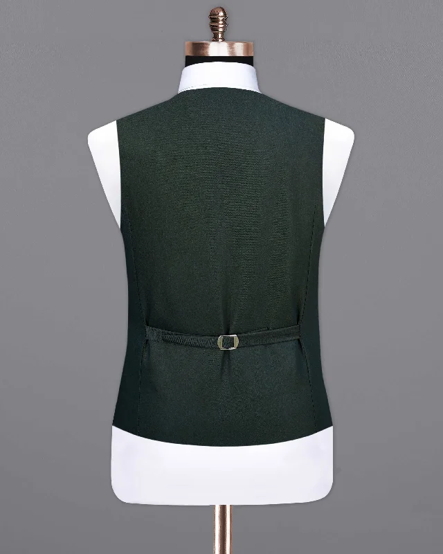 zeus-dark-green-textured-waistcoat-am