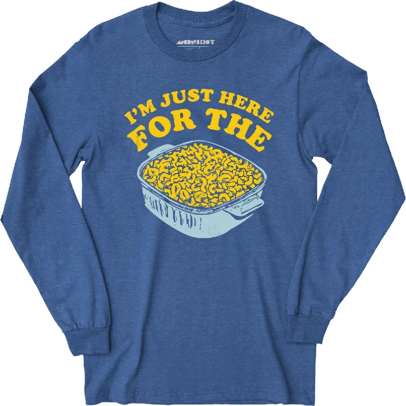 im-just-here-for-the-mac-and-cheese-long-sleeve-t-shirt