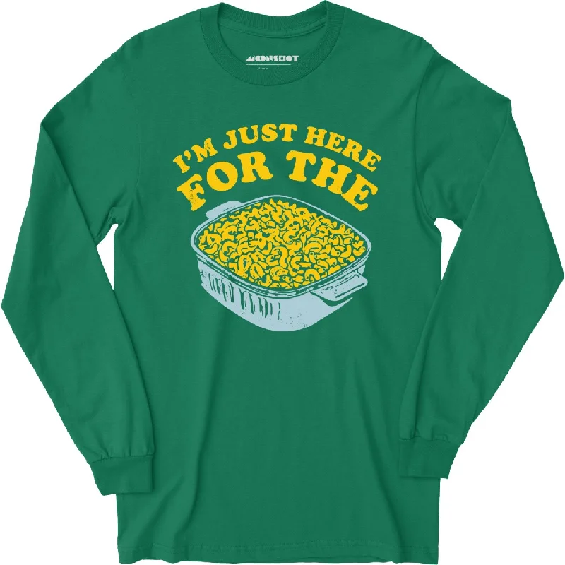 im-just-here-for-the-mac-and-cheese-long-sleeve-t-shirt