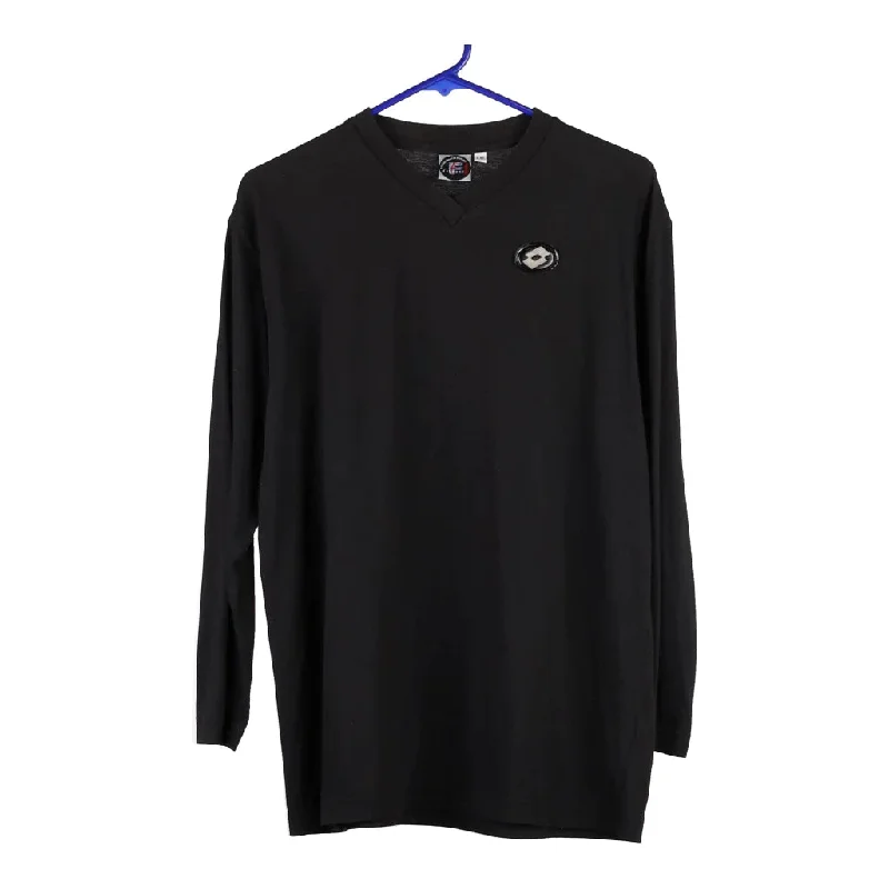 F Fitness Long Sleeve T-Shirt - 2XL Black Cotton