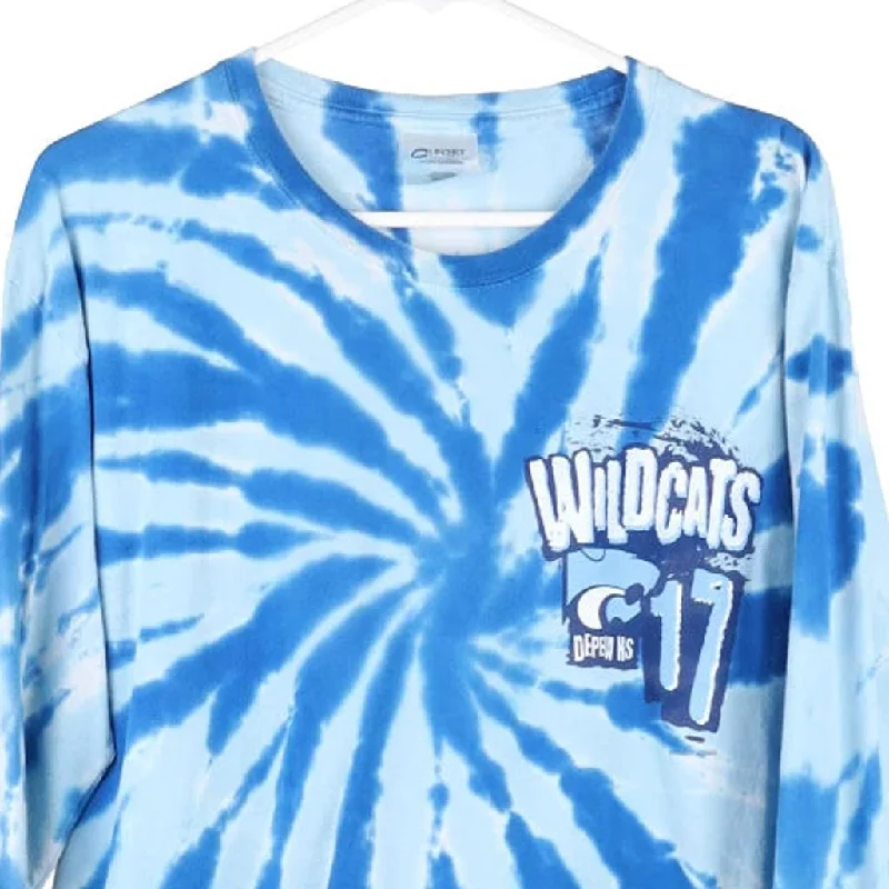 vintage-wildcats-port-company-long-sleeve-t-shirt-mens-blue-large-353546