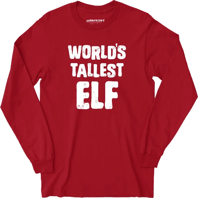 worlds-tallest-elf-long-sleeve-t-shirt