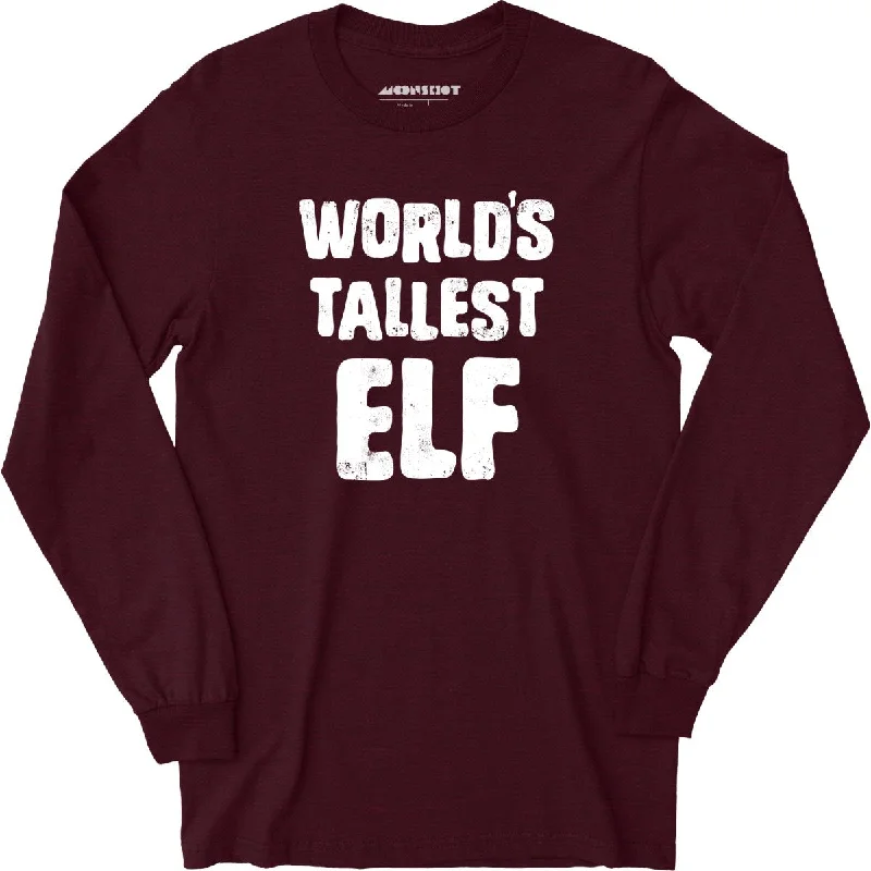 worlds-tallest-elf-long-sleeve-t-shirt