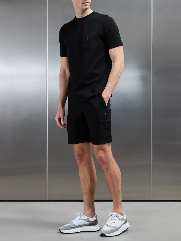 active-cargo-short-black