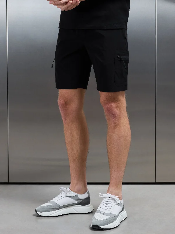 active-cargo-short-black