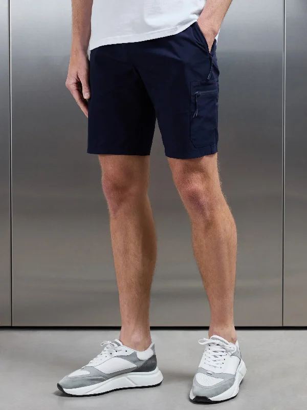 Active Cargo Short in Navy