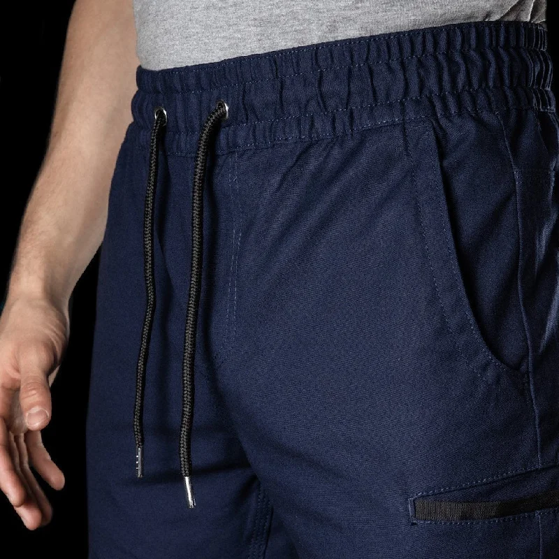 bad-saviour-elastic-waist-cuffed-work-pants