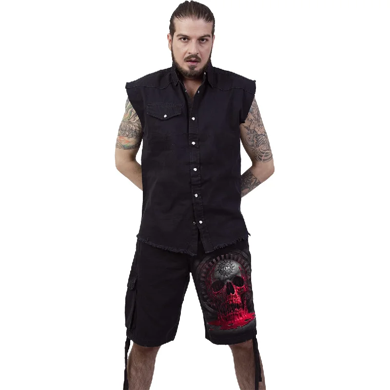 bleeding-souls-vintage-cargo-shorts-black