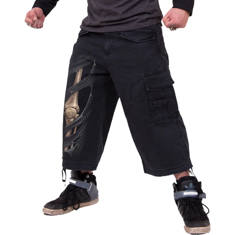 bone-rips-vintage-cargo-shorts-3-4-long-black