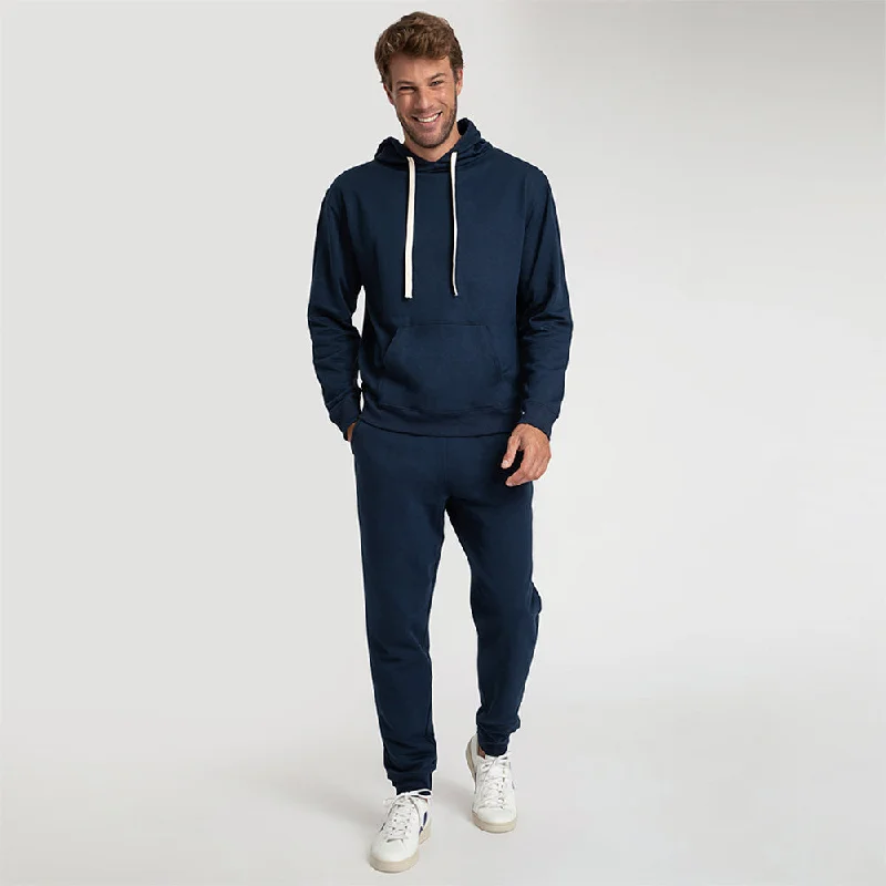 Calça Jogger de Moletom Masculina - Azul Marinho