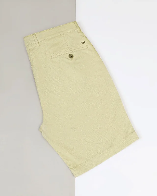 casual-light-olive-solid-shorts-frank