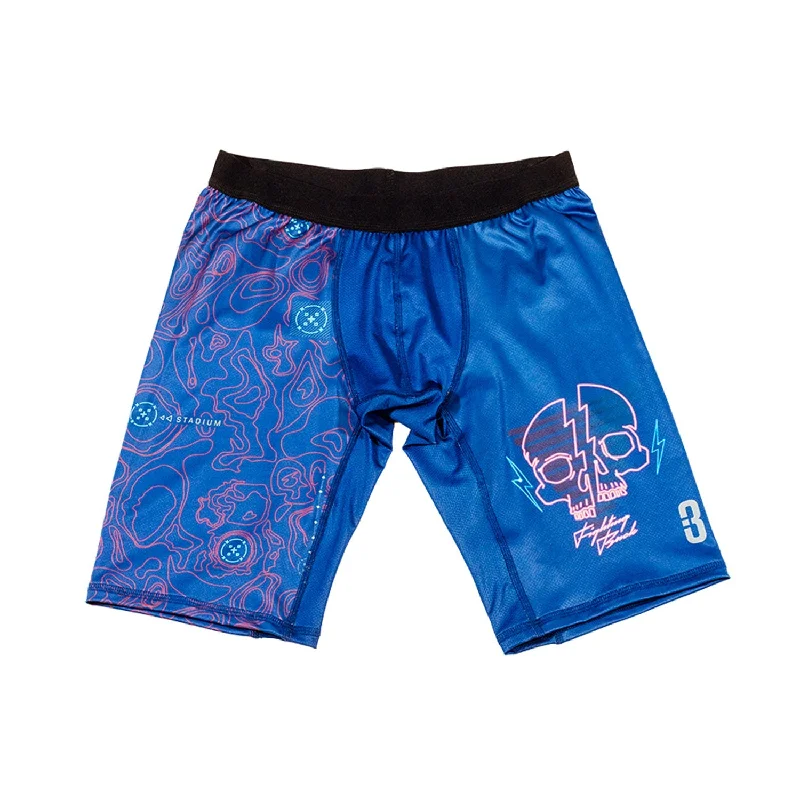 Call of Duty: Warzone Blue Compression Shorts by POINT3