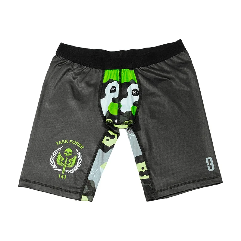 Call of Duty Task Force 141 Camo Triple Threat Compression Shorts by POINT3