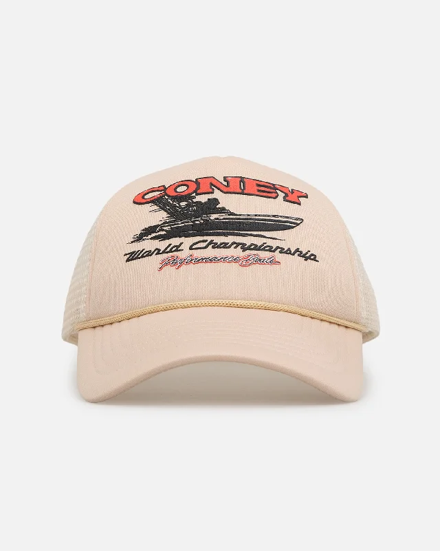 Coney Island Picnic Race Boat Trucker Snapback Oatmeal