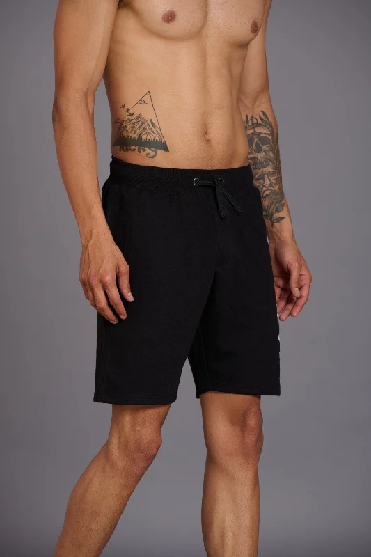 devil-printed-black-shorts-for-men