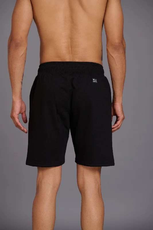 devil-printed-black-shorts-for-men