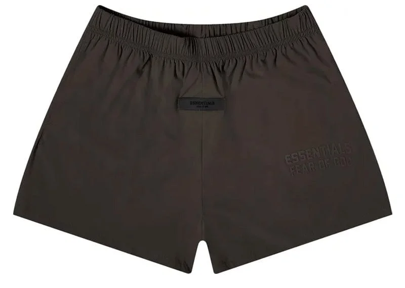 Fear of God Essentials Nylon Running Shorts Off Black