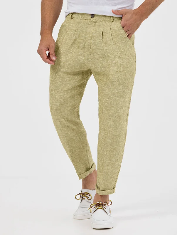 FEDRO CASUAL PANTS IN GREEN