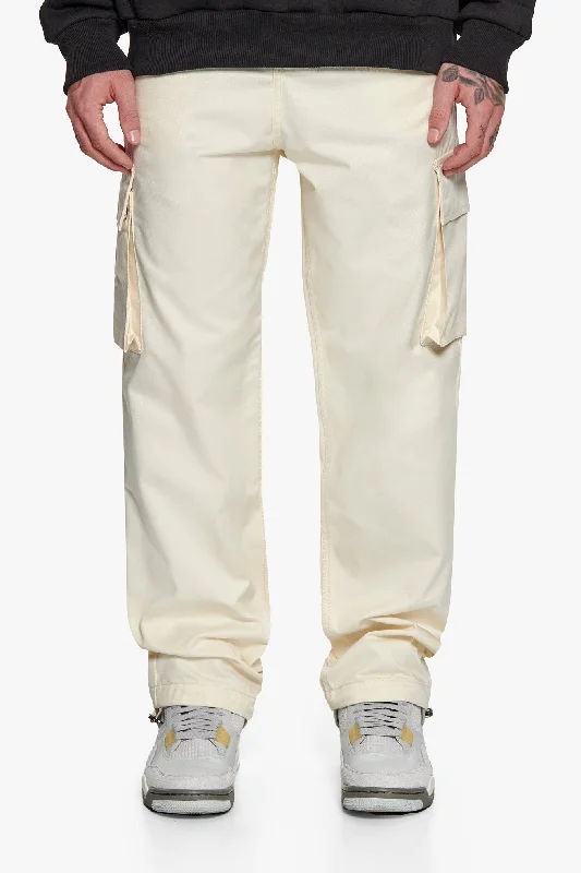 SINGLE CARGO POCKET WORKWEAR PANTS CREAM