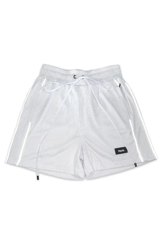 heria-mesh-shorts-with-reflective-piping-white