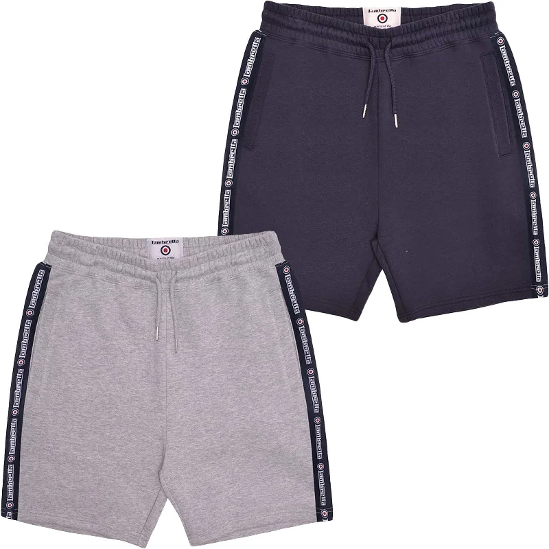 Lambretta Mens Taped Fleece Sweat Shorts