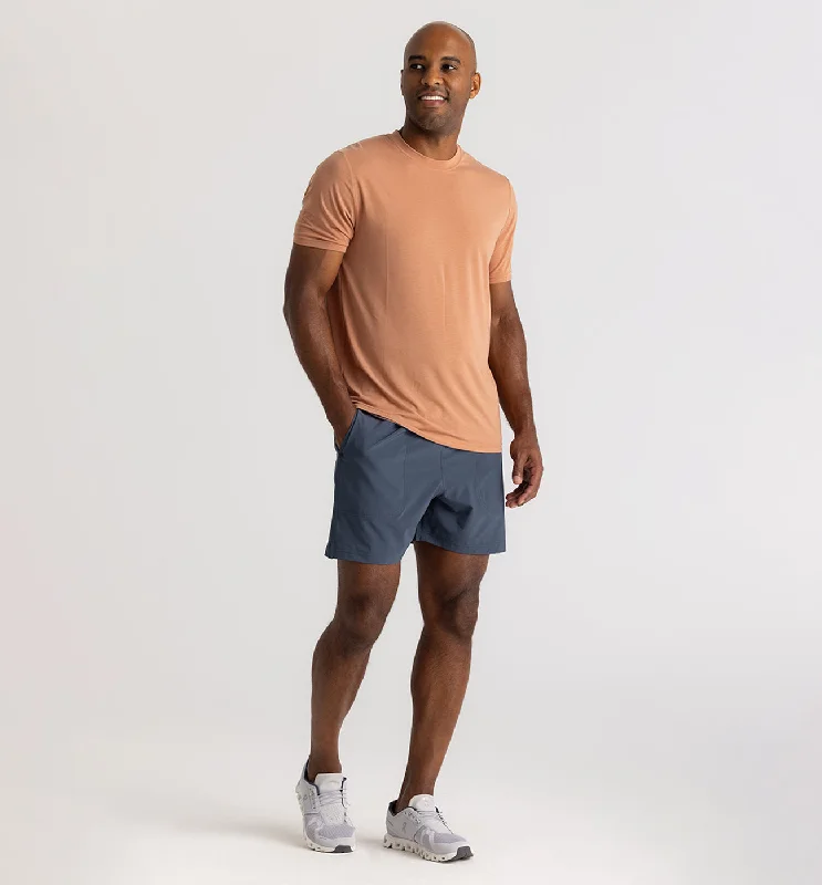 Men's Bamboo-Lined Active Breeze Short – 5.5"" - Blue Dusk II