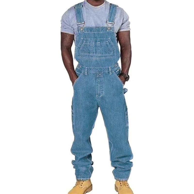 mens-casual-denim-multi-pocket-loose-overalls-89142810m