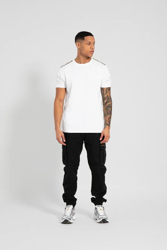 Mens 'DEVVIE' Cargo Pants - BLACK