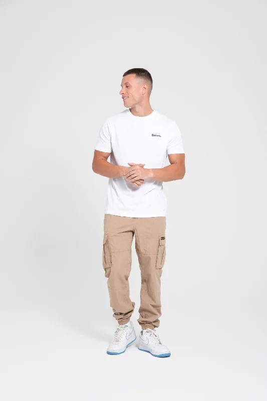 Mens 'DEVVIE' Cargo Pants - STONE