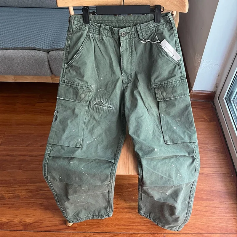 mens-loose-large-pocket-wear-resistant-cargo-paratrooper-pants-35879567z