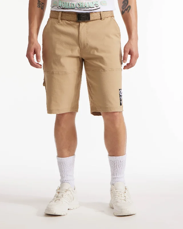 Keep Tabs On Belted Cargo Short