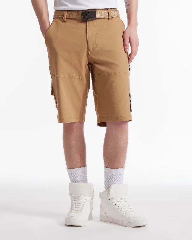 Keep Tabs On Belted Cargo Short