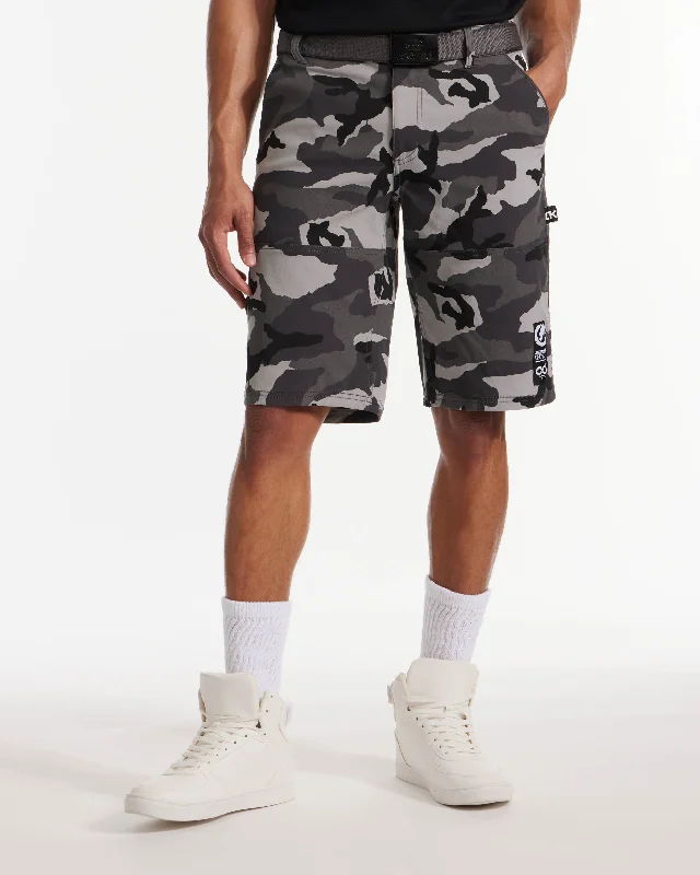 Keep Tabs On Belted Cargo Short