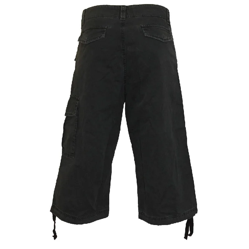 metal-streetwear-vintage-cargo-shorts-3-4-long-black