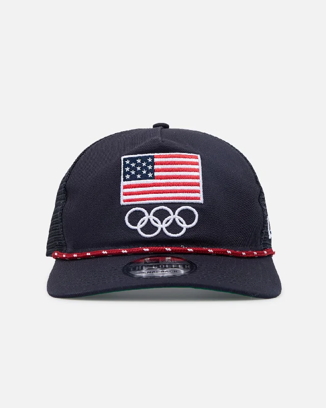 New Era Team USA Golfer Trucker Snapback Navy