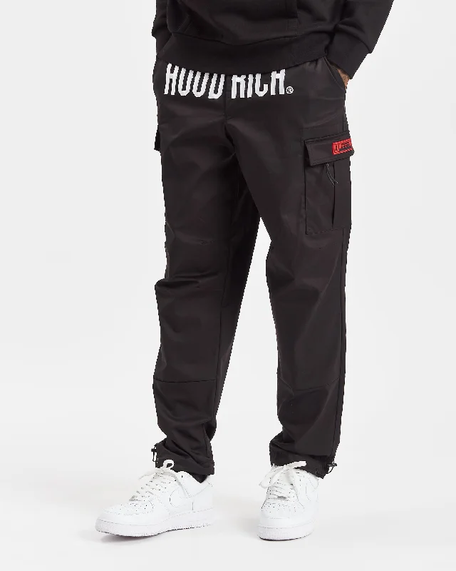 OG Trek Cargo Pants - Black/White/Red