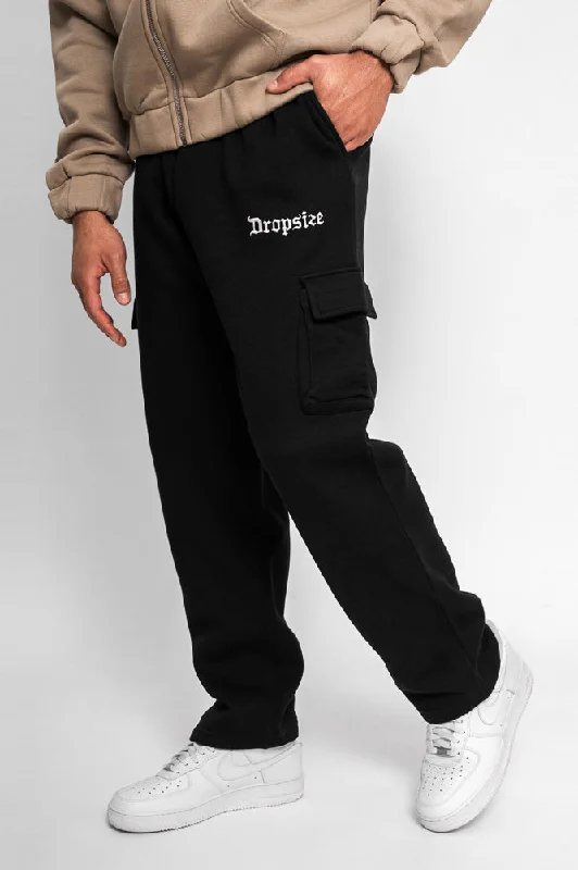 straight-leg-cargo-sweat-pants-black