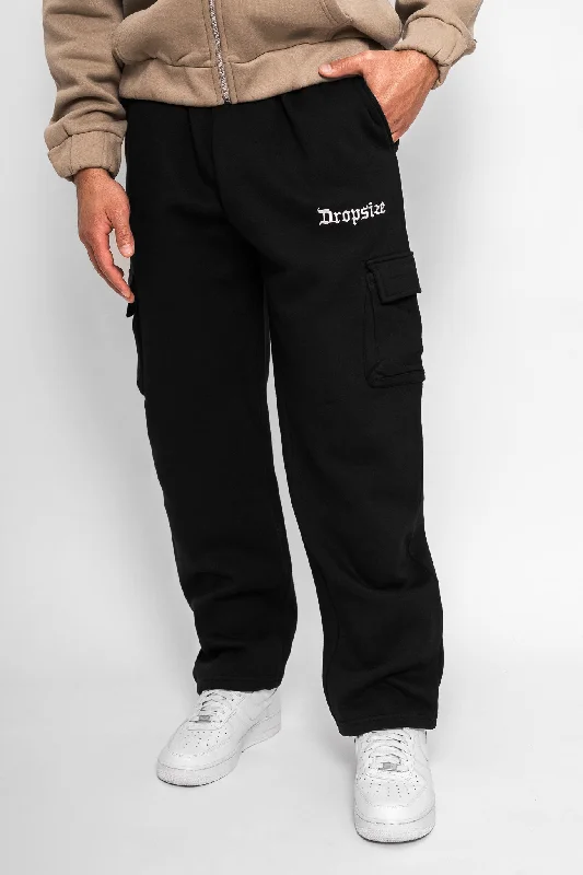 straight-leg-cargo-sweat-pants-black