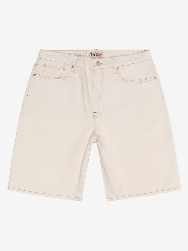 Stussy Big Ol Shorts Washed Canvas - Vintage Natural