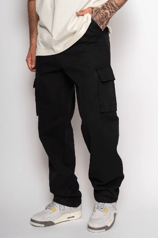 V2 CARGO JEANS SINGLE POCKET BLACK