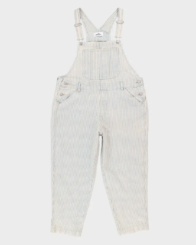 Vintage 00s Jordache Striped Dungarees - L