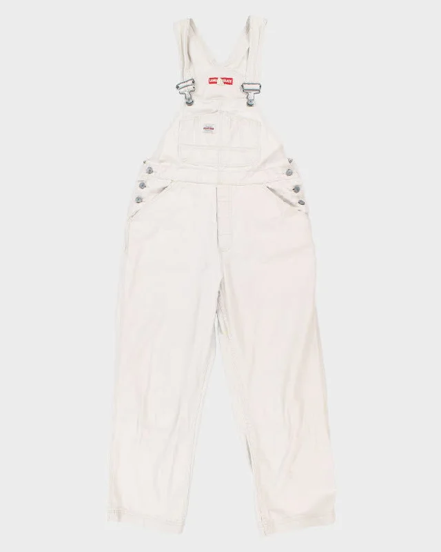 Vintage 90s Union Bay Cream Dungarees - S