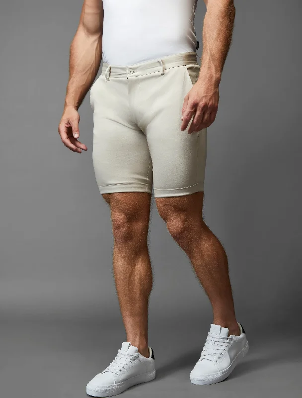 beige-tapered-fit-shorts