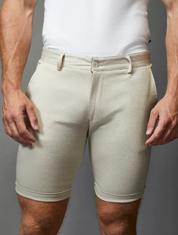 beige-tapered-fit-shorts