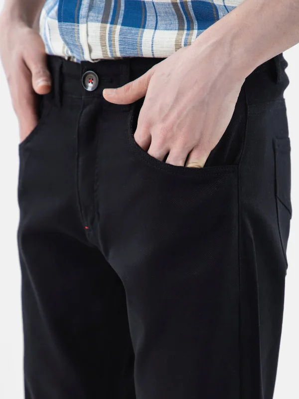 black-dobby-structured-five-pocket-trouser