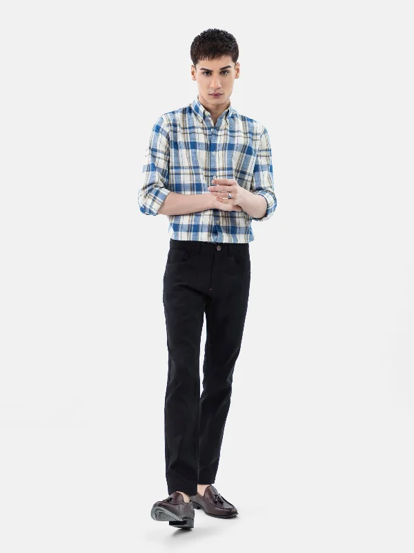 black-dobby-structured-five-pocket-trouser