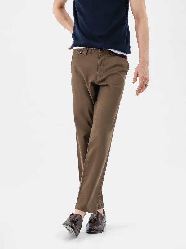 brown-structured-casual-fit-chinos